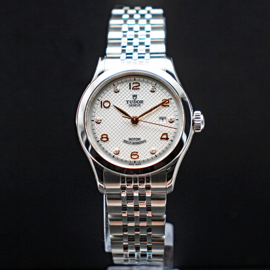 TUDOR 1926 28mm ホワイトダイアル ダイヤモンド 自動巻き レディース