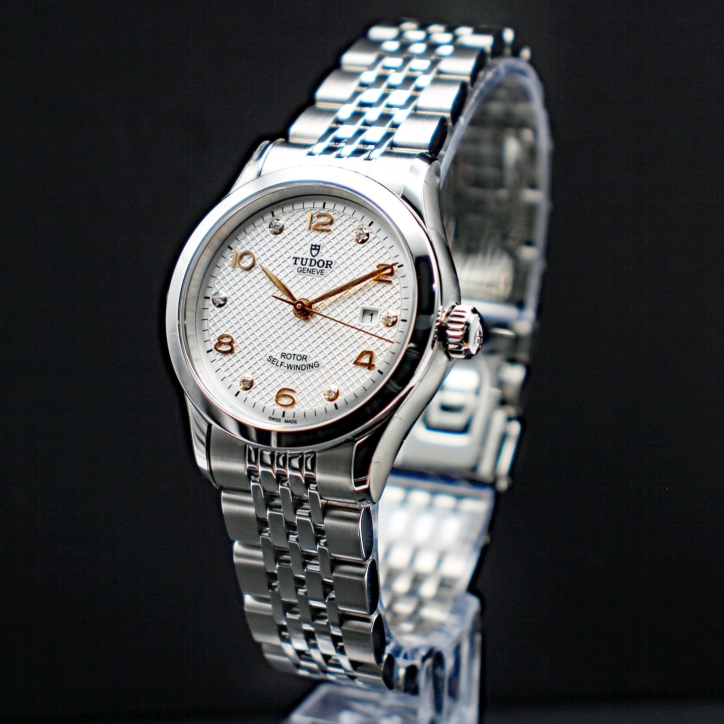 TUDOR 1926 28mm ホワイトダイアル ダイヤモンド 自動巻き レディース腕時計