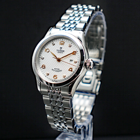 TUDOR 1926 28mm ホワイトダイアル ダイヤモンド 自動巻き レディース腕時計