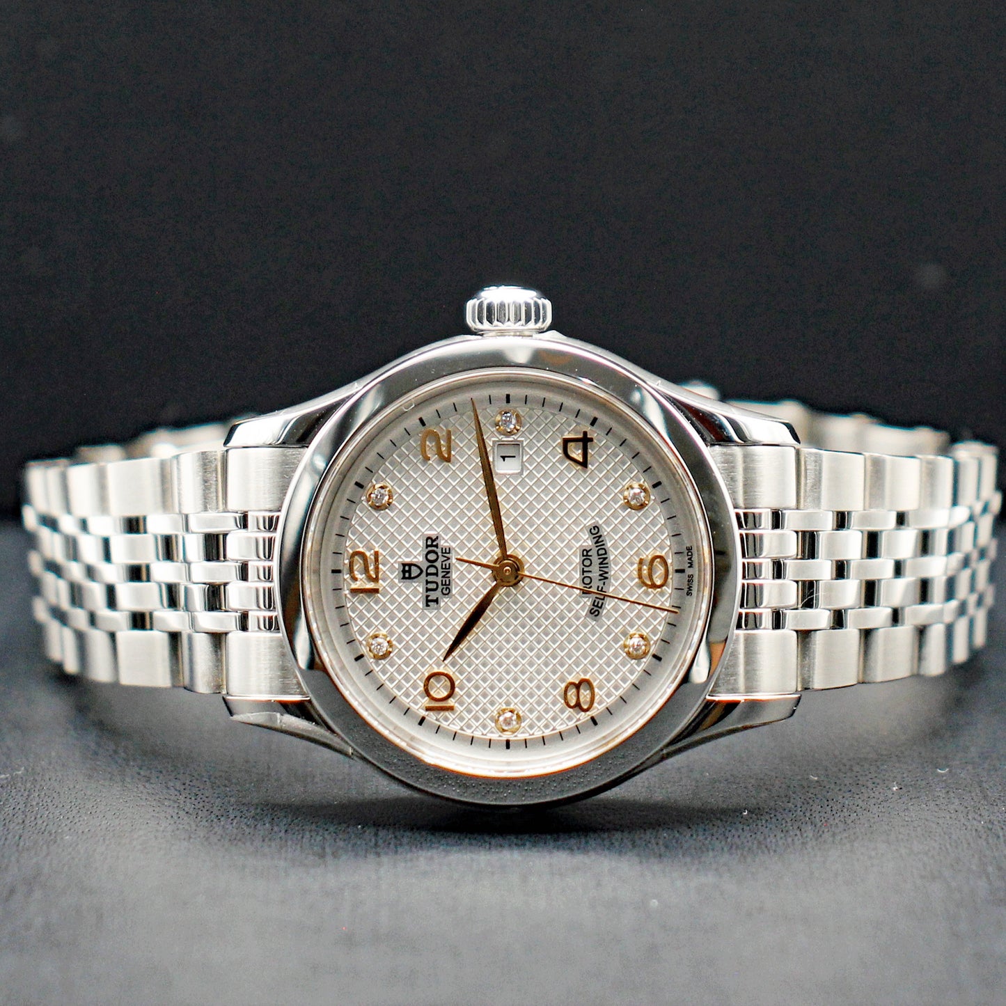 TUDOR 1926 28mm ホワイトダイアル ダイヤモンド 自動巻き レディース腕時計