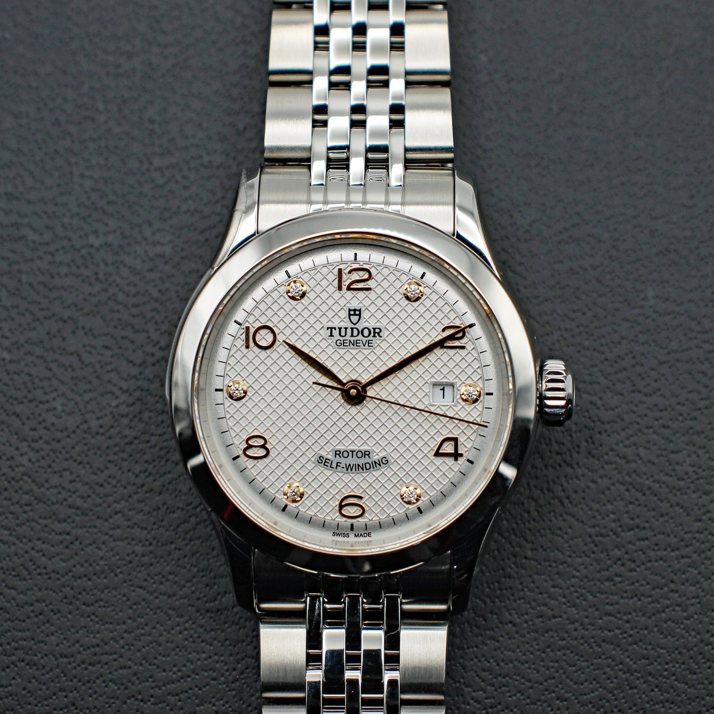 TUDOR 1926 28mm ホワイトダイアル ダイヤモンド 自動巻き レディース腕時計