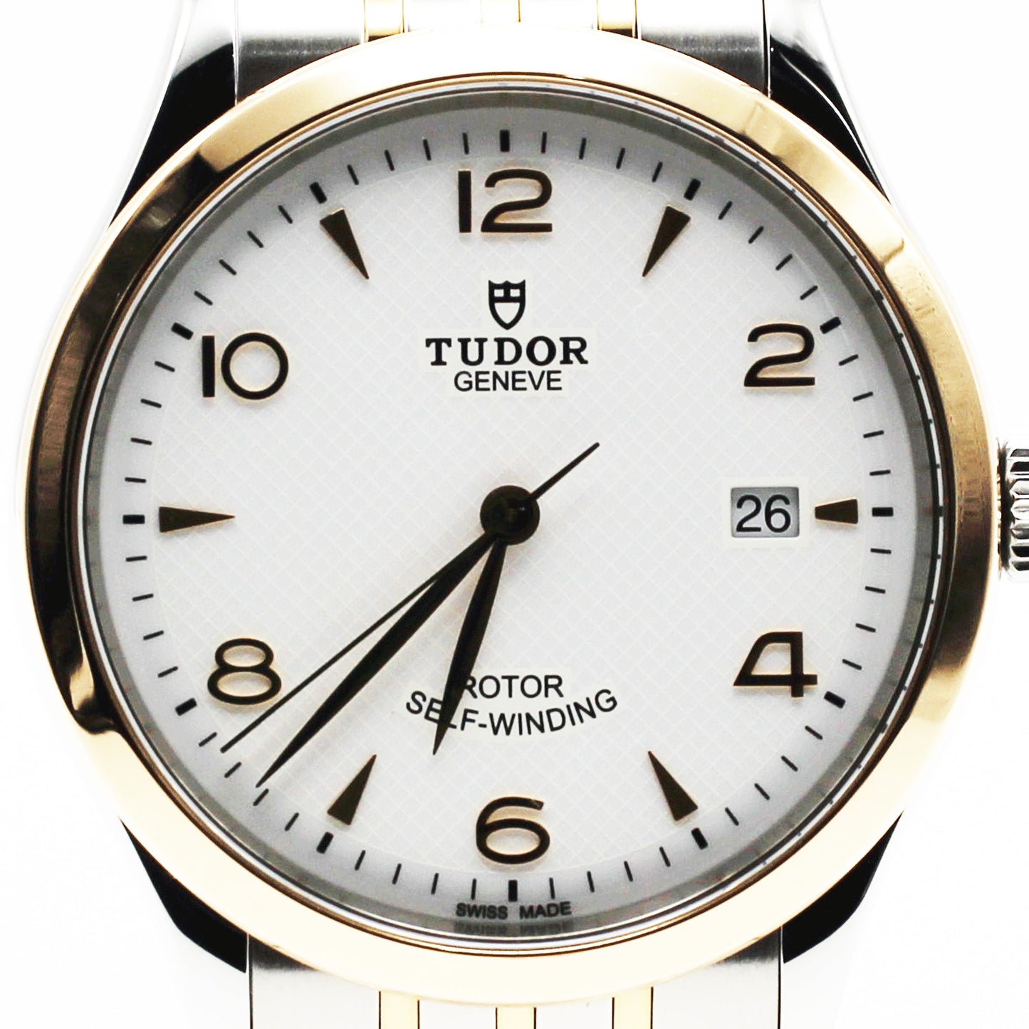 TUDOR 1926 39mm ホワイトダイアル ローズゴールド 自動巻き メンズ腕時計
