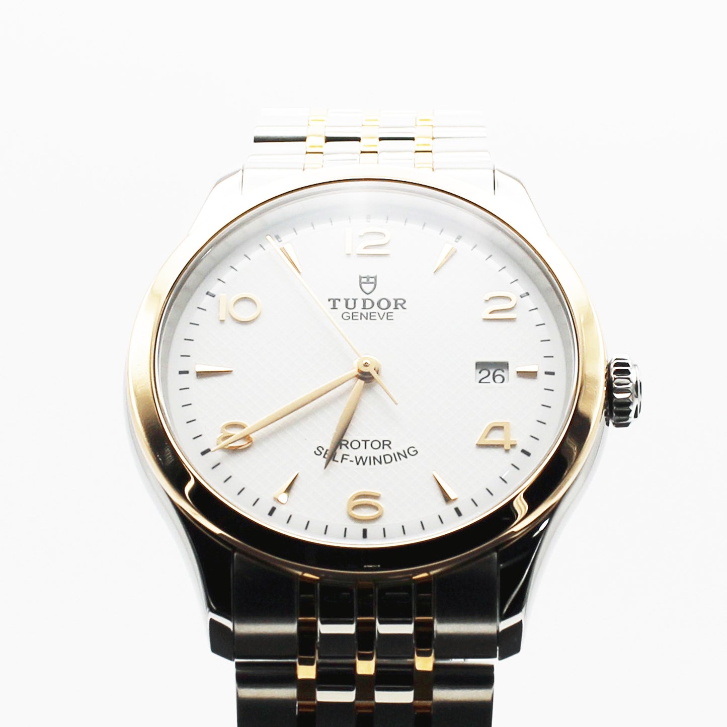 TUDOR 1926 39mm ホワイトダイアル ローズゴールド 自動巻き メンズ腕時計