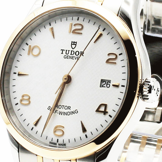 TUDOR 1926 39mm ホワイトダイアル ローズゴールド 自動巻き メンズ腕時計