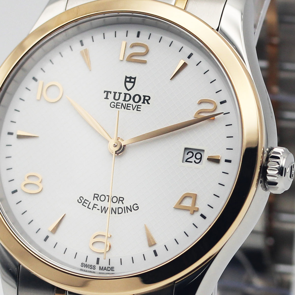 Tudor 1926 39mm White Dial Rose Gold Automatic Men's