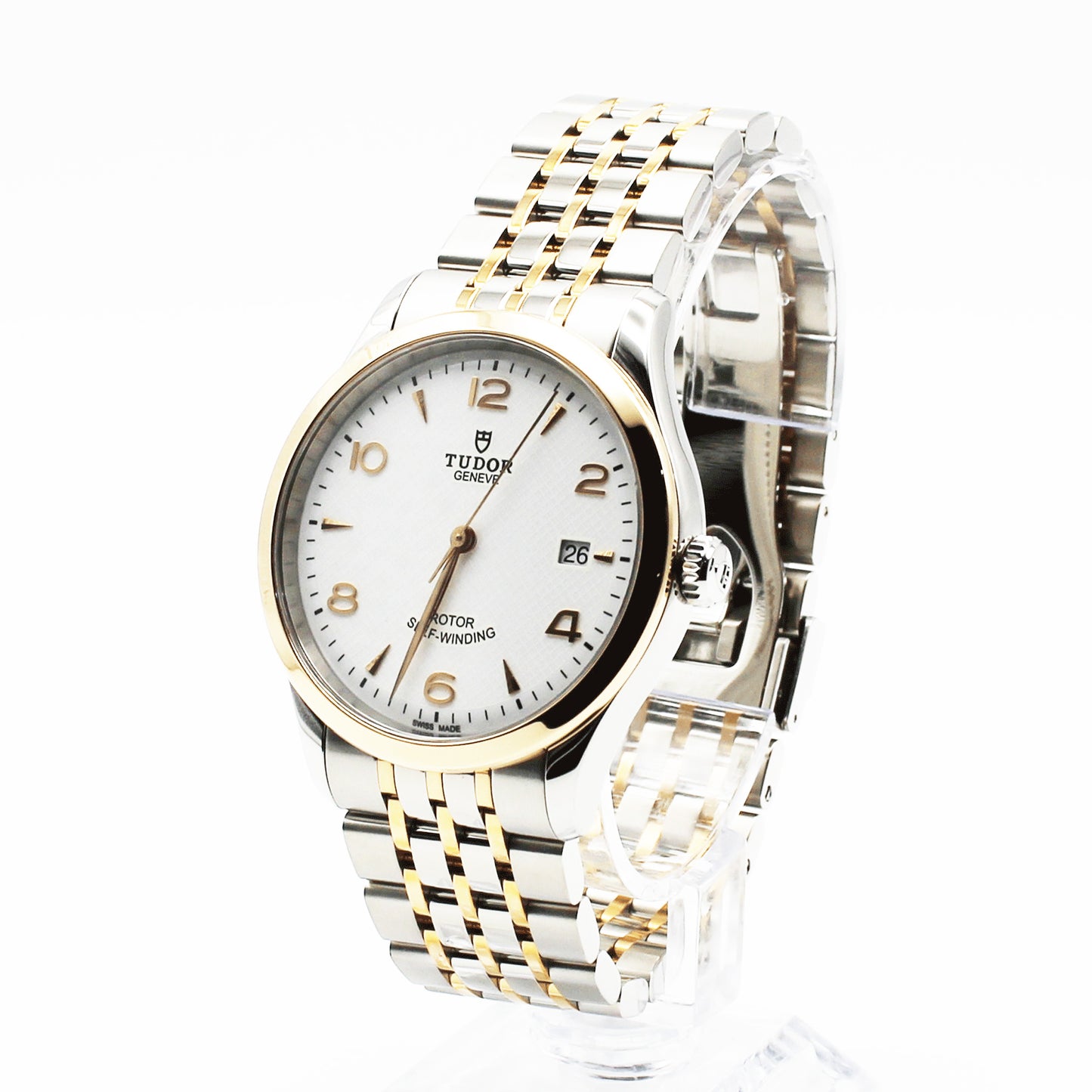 TUDOR 1926 39mm ホワイトダイアル ローズゴールド 自動巻き メンズ腕時計