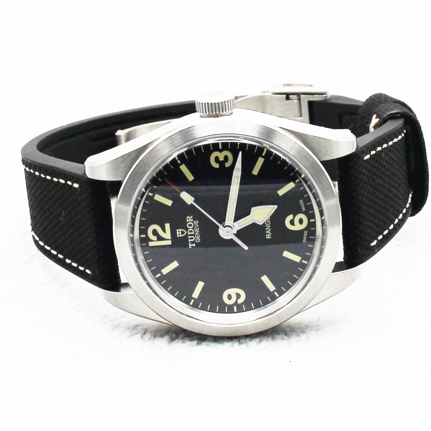 TUDOR Ranger 39mm Black Dial Steel Automatic Men's Watch