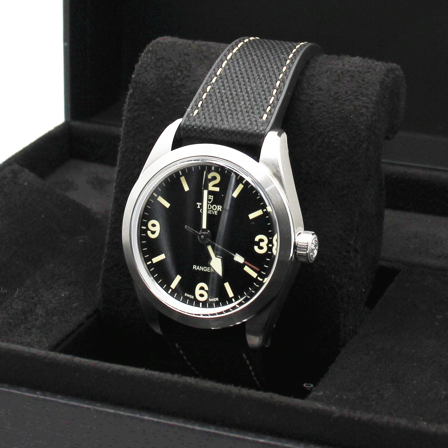 TUDOR Ranger 39mm Black Dial Steel Automatic Men's Watch