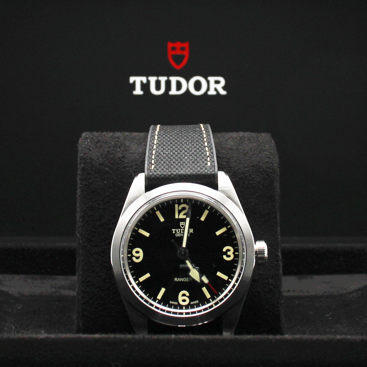 TUDOR Ranger 39mm Black Dial Steel Automatic Men's Watch