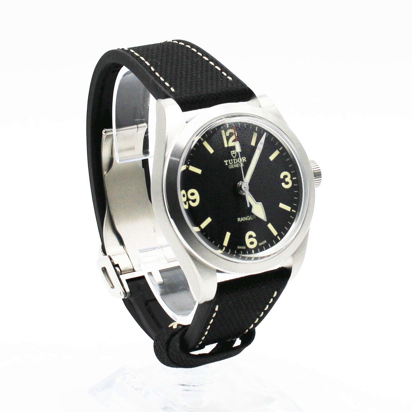 TUDOR Ranger 39mm Black Dial Steel Automatic Men's Watch