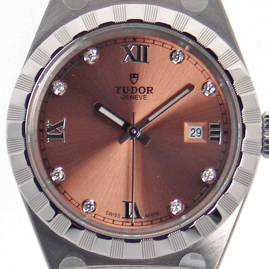 TUDOR Royal 28mm Salmon Dial Diamond Automatic