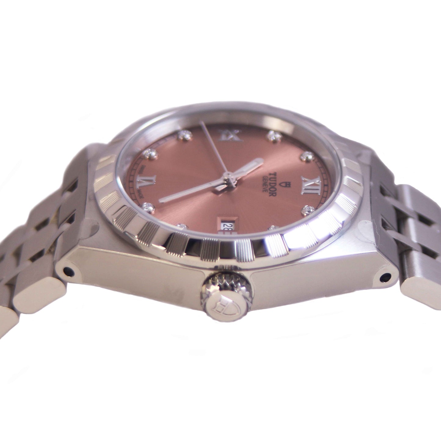 TUDOR Royal 28mm Salmon Dial Diamond Automatic