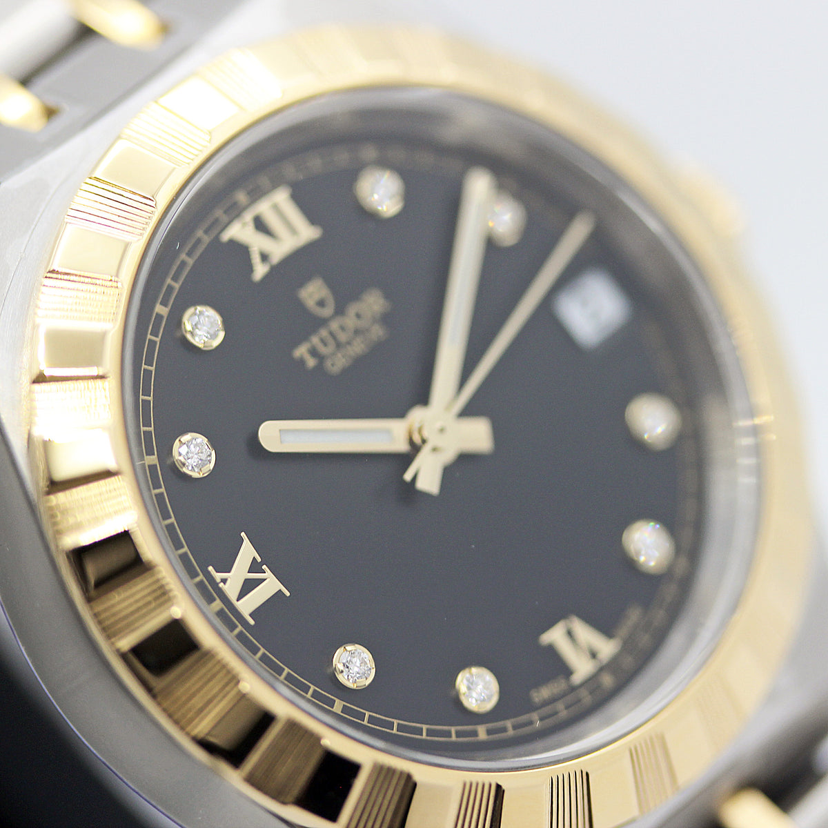 TUDOR Royal 34mm チョコレートブラウンダイアル ダイヤモンド 自動巻き