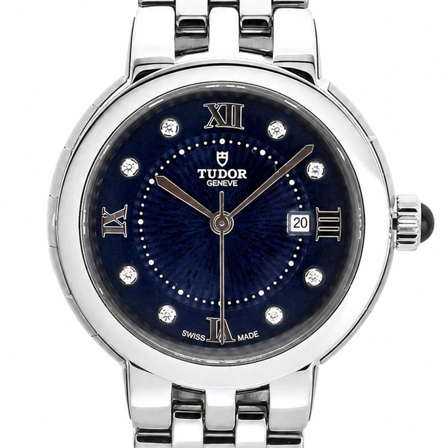 TUDOR Clair de Rose 30mm Blue Dial Diamond Automatic Women's Watch