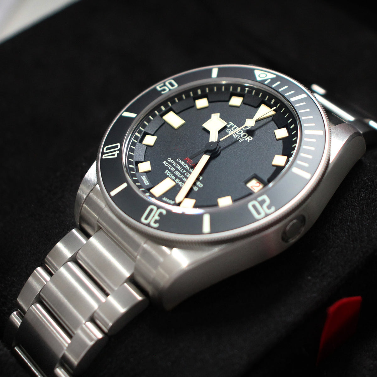 TUDOR Pelagos LHD 42mm Black Automatic 500m Water-Resistant Diver's