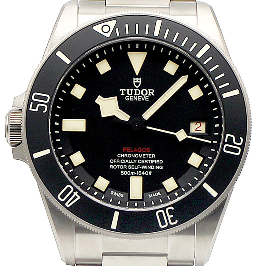 TUDOR Pelagos LHD 42mm Black Dial Titanium Automatic 500m Water Resistant Diver's Watch Men's Watch