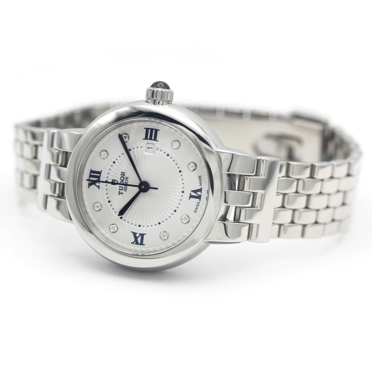 TUDOR Clair de Rose 30mm オパライン ダイヤモンド 自動巻き レディース