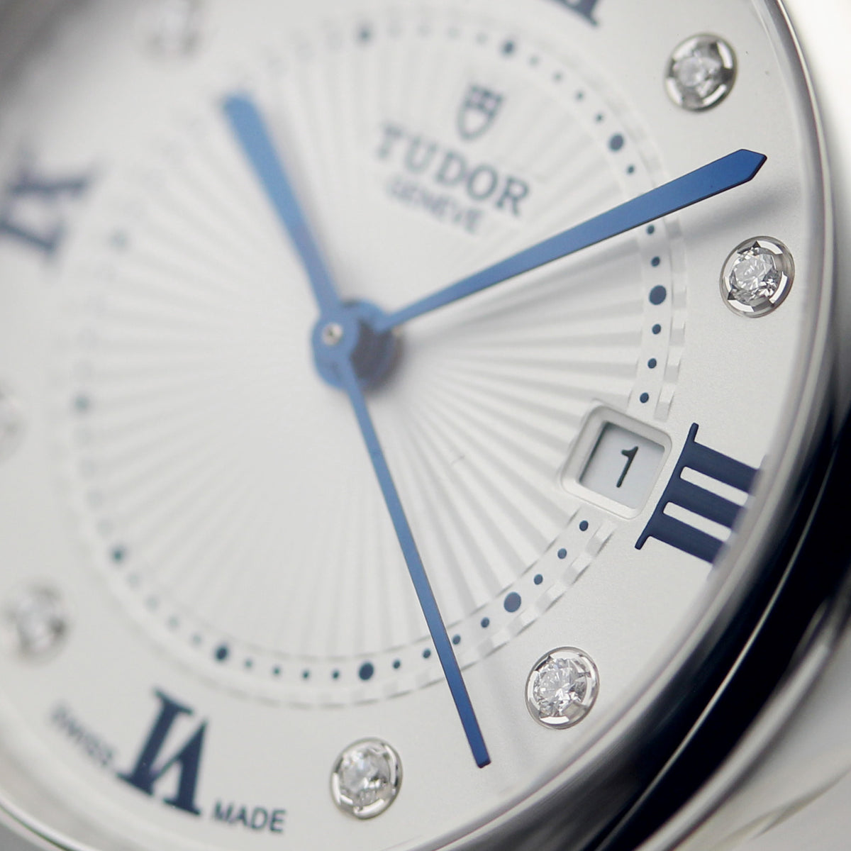 TUDOR Clair de Rose 30mm オパライン ダイヤモンド 自動巻き レディース