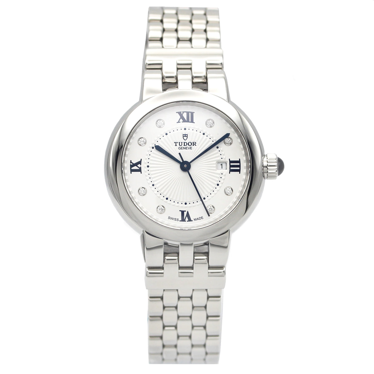 TUDOR Clair de Rose 30mm オパライン ダイヤモンド 自動巻き レディース