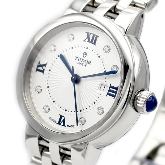 TUDOR Clair de Rose 30mm オパライン ダイヤモンド 自動巻き レディース