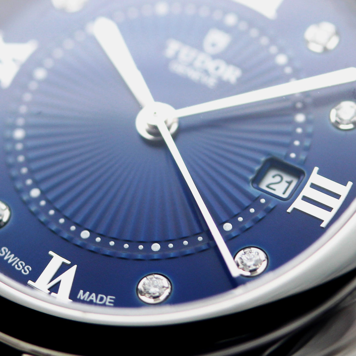 TUDOR Clair de Rose 30mm ブルーダイアル ダイヤモンド 自動巻き
