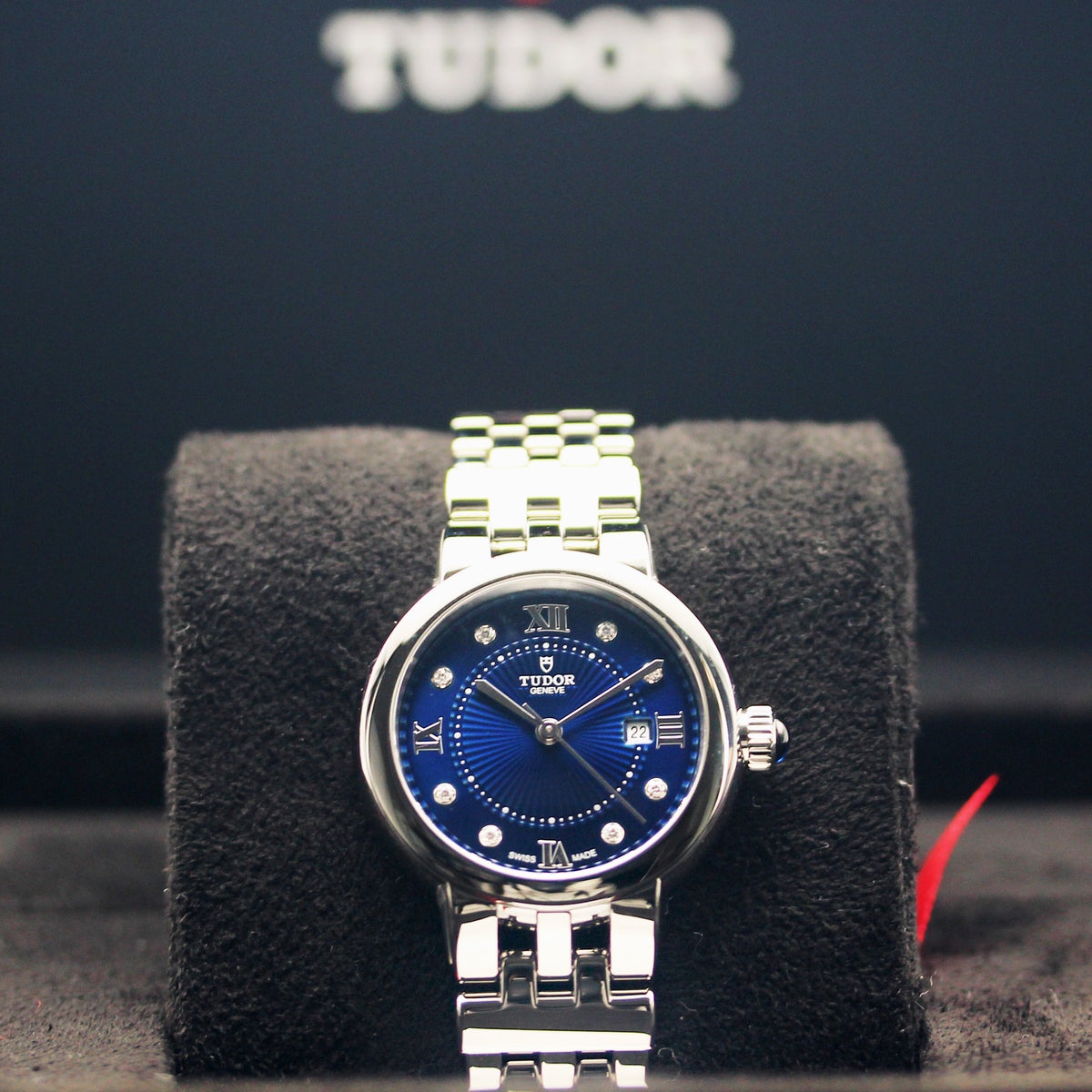 TUDOR Clair de Rose 30mm ブルーダイアル ダイヤモンド 自動巻き