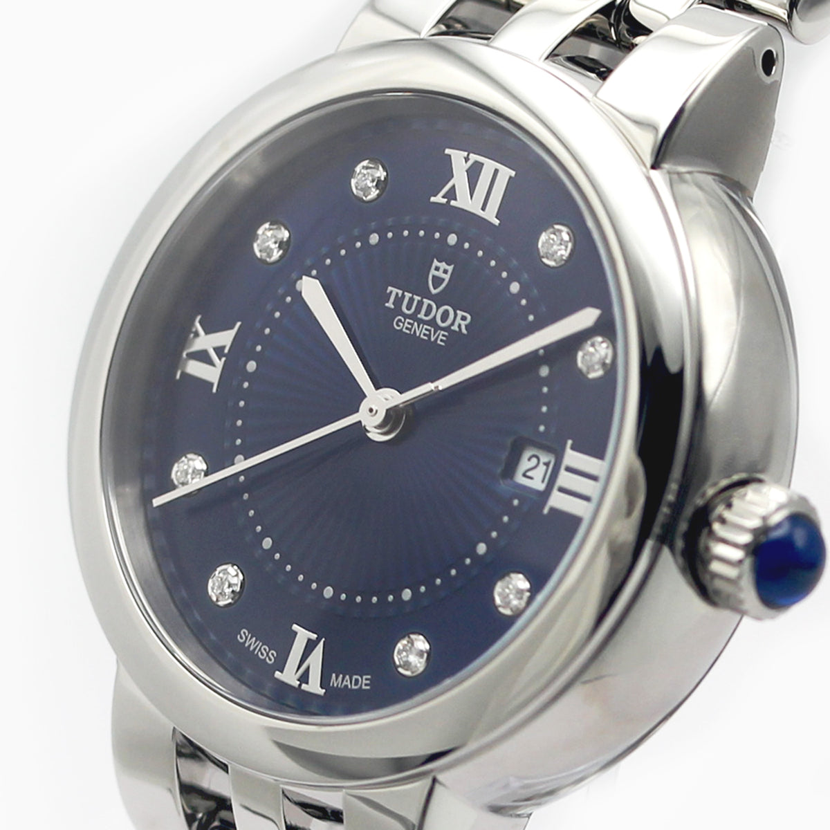TUDOR Clair de Rose 30mm ブルーダイアル ダイヤモンド 自動巻き