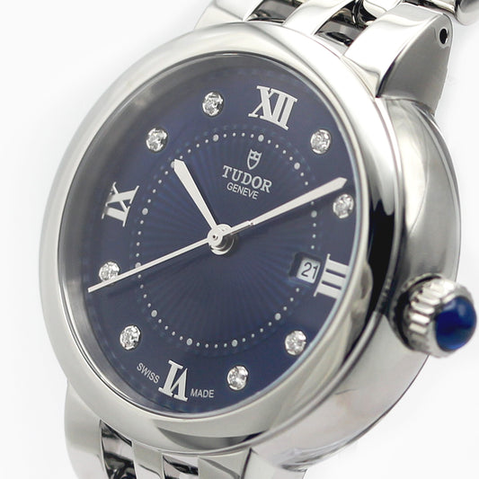 TUDOR Clair de Rose 30mm ブルーダイアル ダイヤモンド 自動巻き