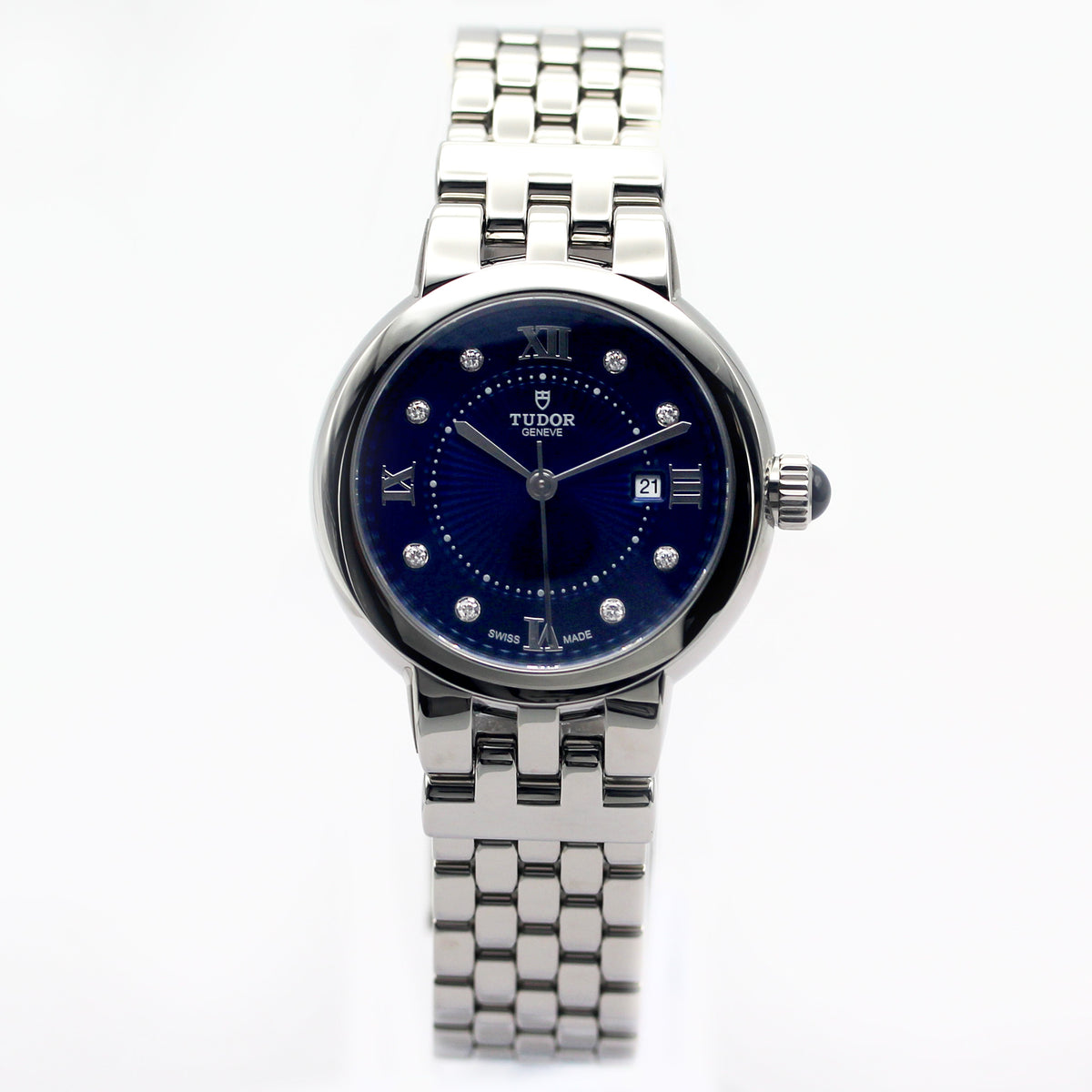 TUDOR Clair de Rose 30mm ブルーダイアル ダイヤモンド 自動巻き