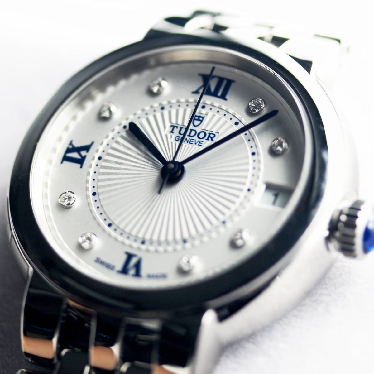 TUDOR Clair de Rose 34mm Opaline Diamond Automatic