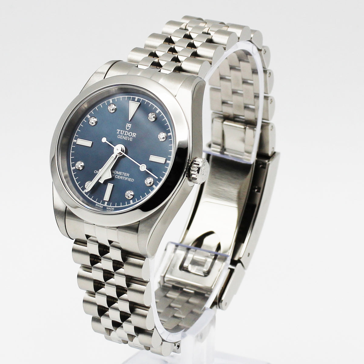 TUDOR Black Bay One 31 31mm ブルー ダイヤモンド 自動巻き レディース
