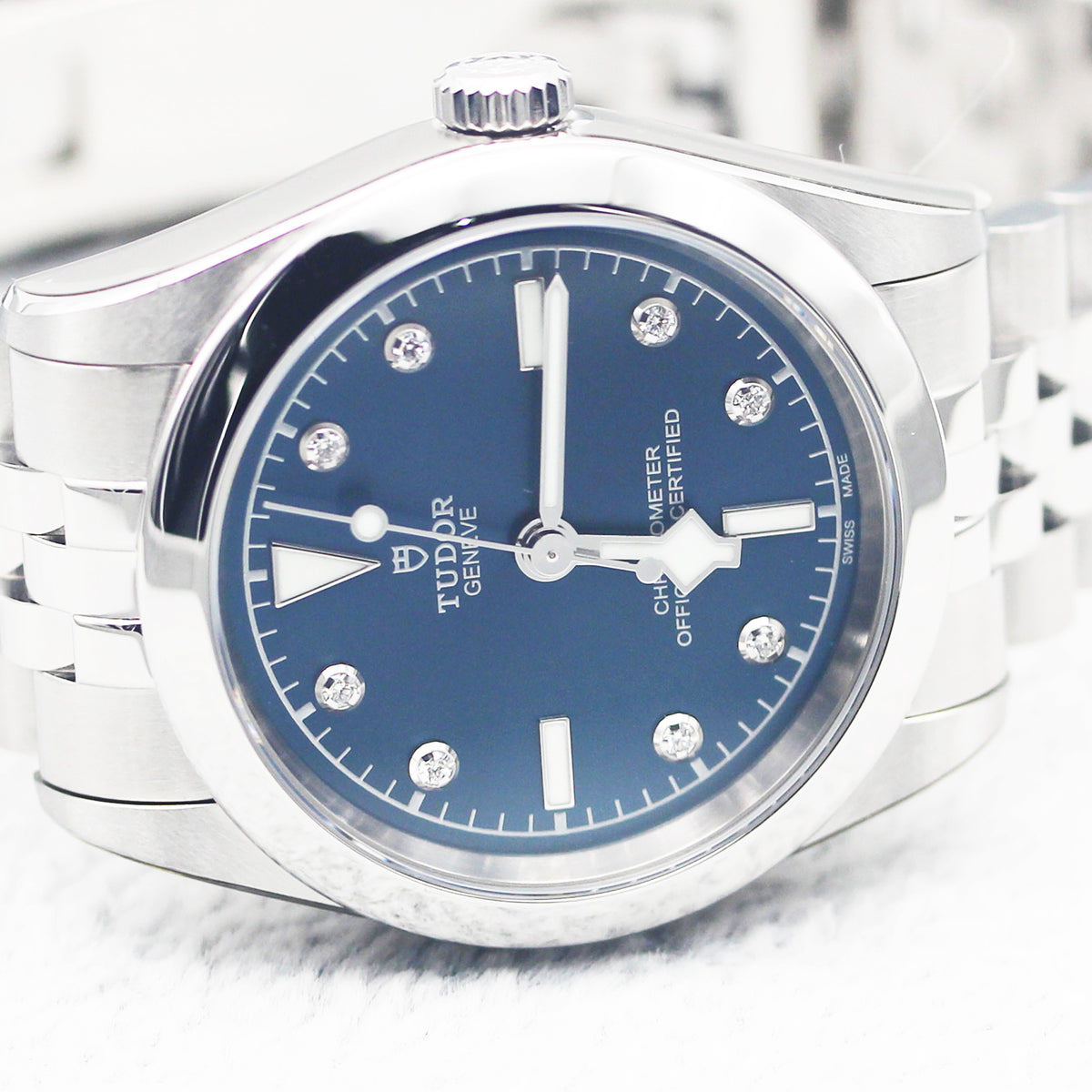 TUDOR Black Bay One 31 31mm ブルー ダイヤモンド 自動巻き レディース