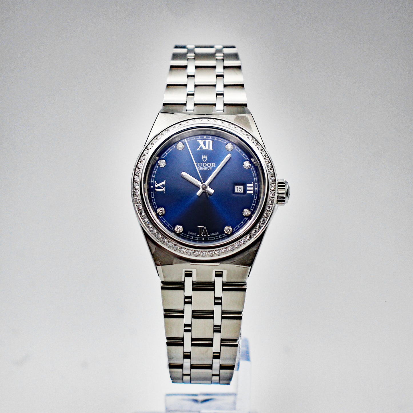 TUDOR Royal 28mm Blue Dial Diamond Automatic Women's Watch