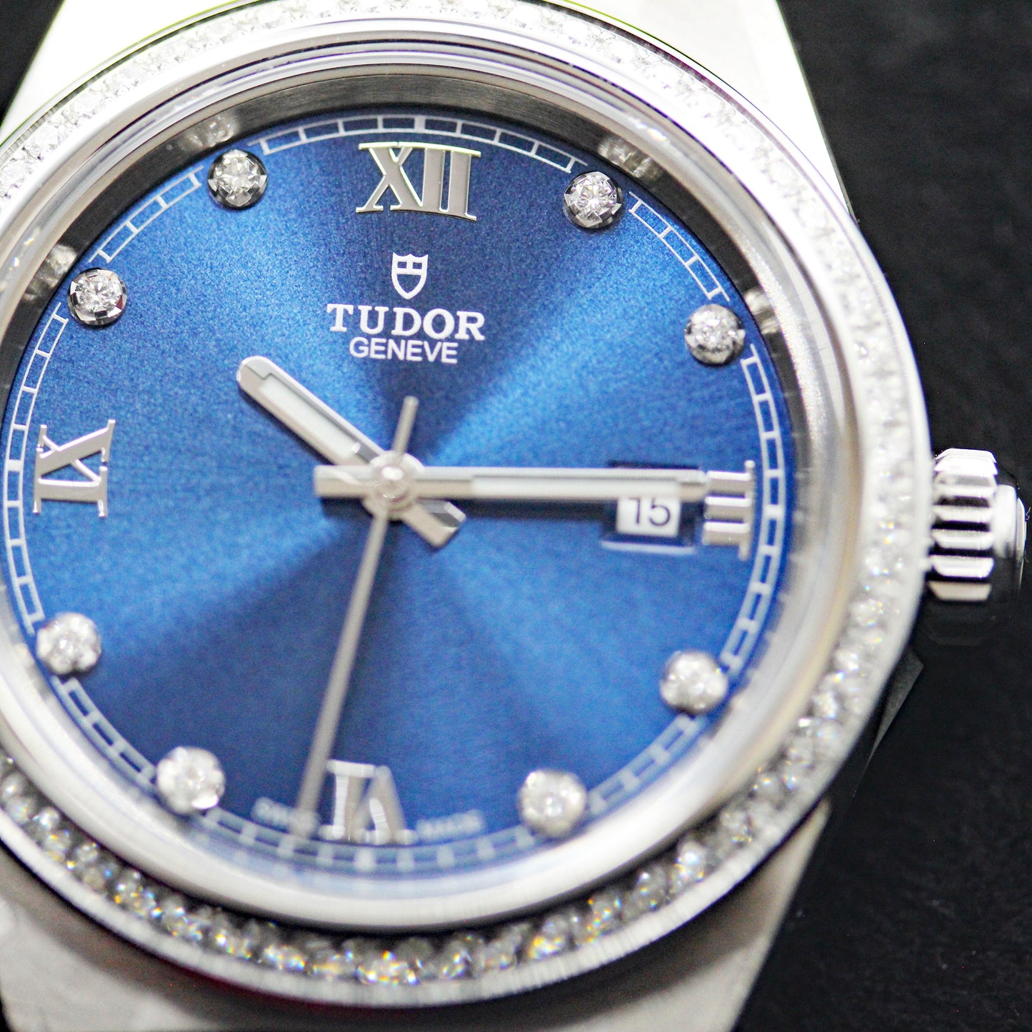 TUDOR Royal 28mm Blue Dial Diamond Automatic Women's Watch