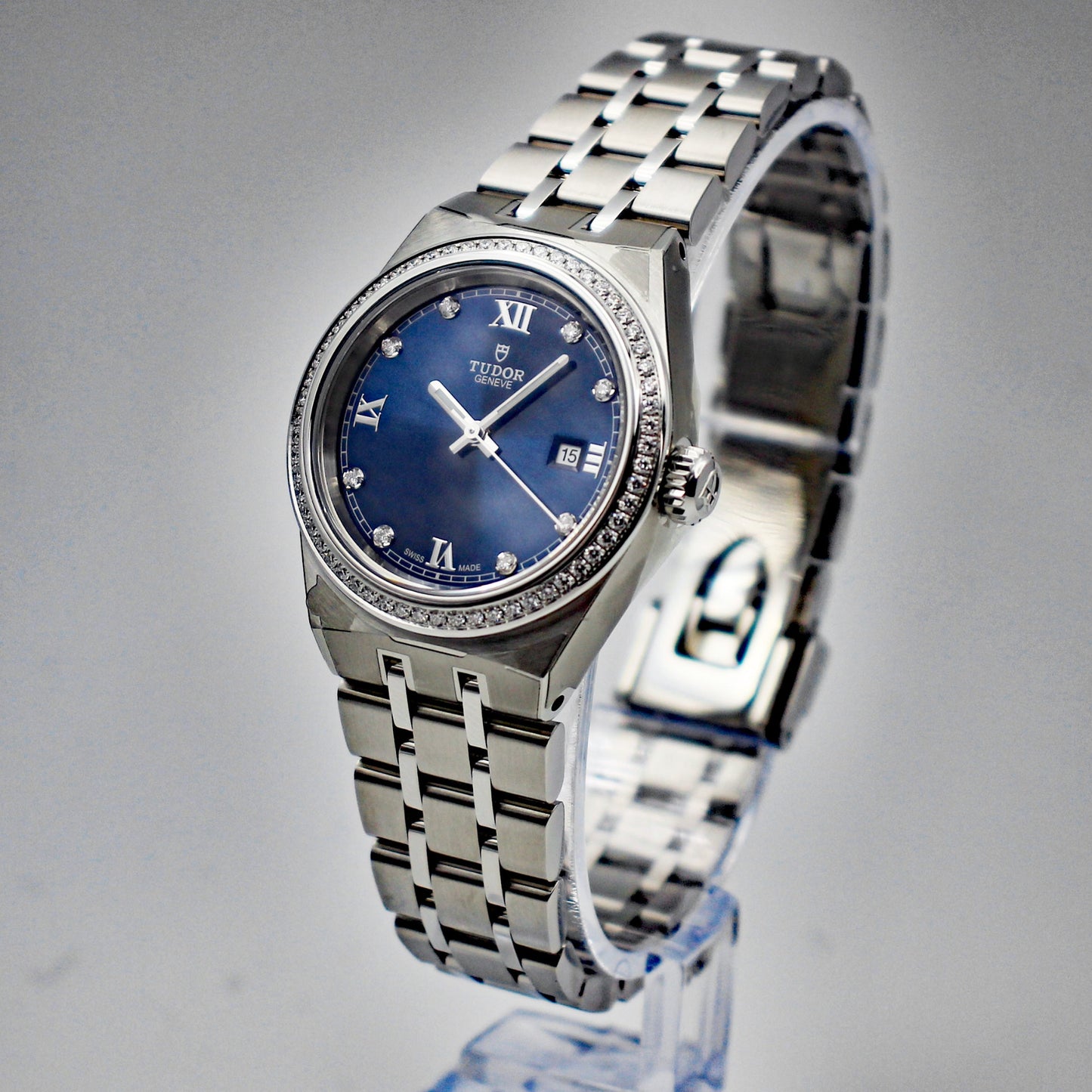 TUDOR Royal 28mm Blue Dial Diamond Automatic Women's Watch