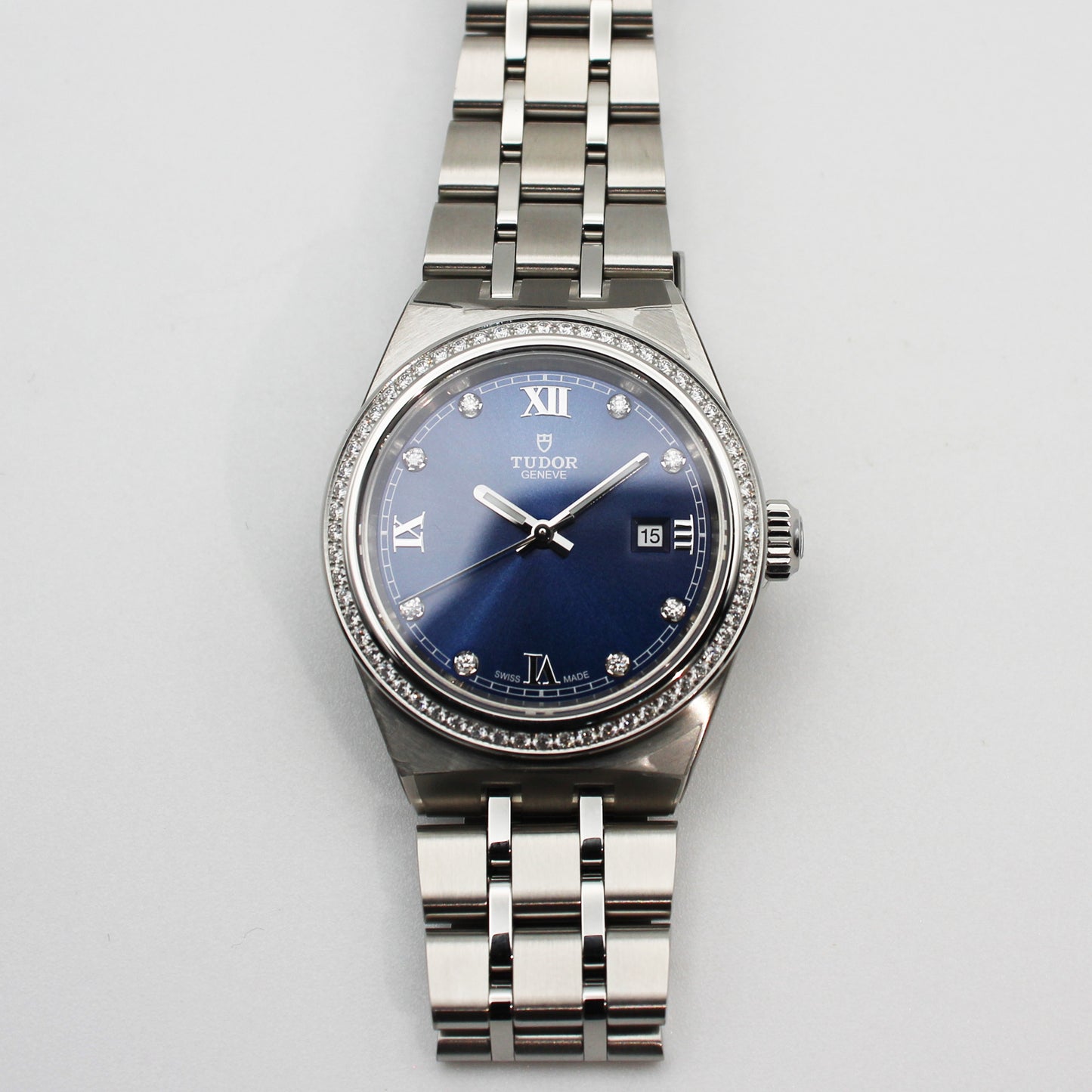 TUDOR Royal 28mm Blue Dial Diamond Automatic Women's Watch