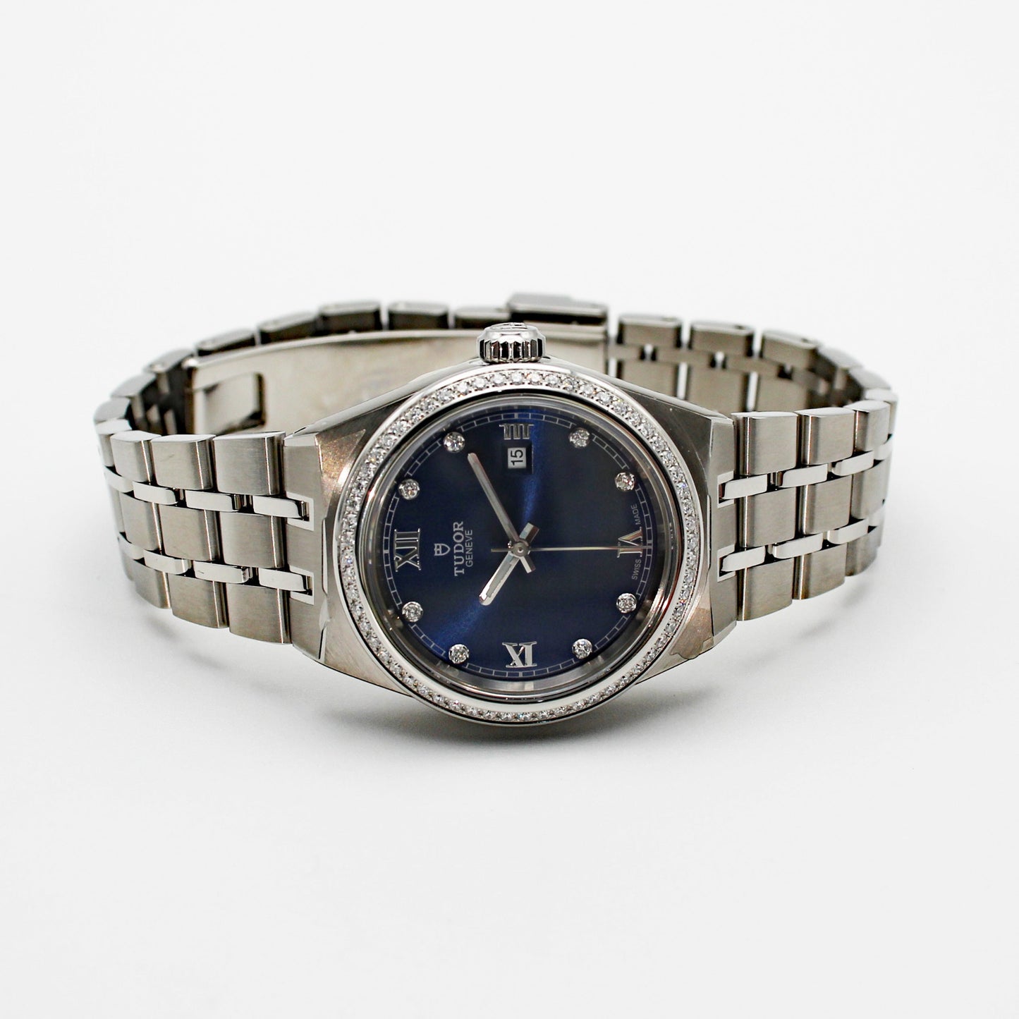 TUDOR Royal 28mm Blue Dial Diamond Automatic Women's Watch